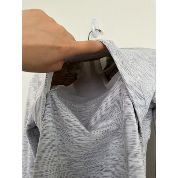 Lululemon Define Jacket Luon Light Heather Gray Full Zip Athletic Women's 4 - Picture 8 of 10
